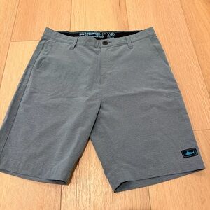 Pelagic Hybrid Men's Slate blue Flat Front Shorts size 32